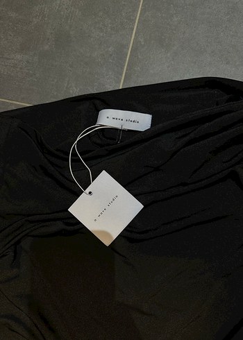 Awave a Wave Studio Mini Siyah Elbise - Görsel 3