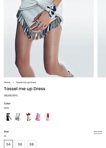 Zeynep Tosun Beyaz Mini Straplez Elbise - Görsel 3