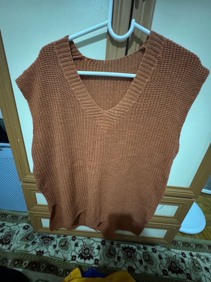 Bej Kadın Balıkçı Yaka Triko Kazak - Görsel 2