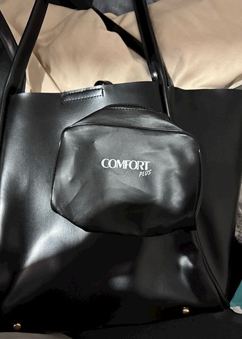 Kemer Tokalı Siyah Deri Kadın Çanta - Görsel 2