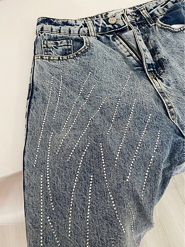 Zara zara model taşlı jean