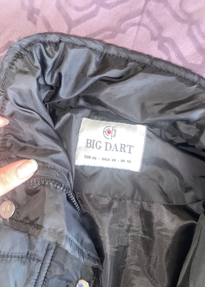 Siyah mont - Görsel 2