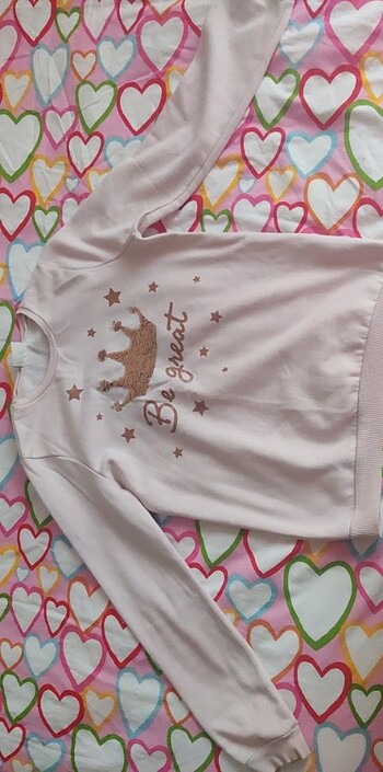 Lcwaikiki çift payetli sweatshirt