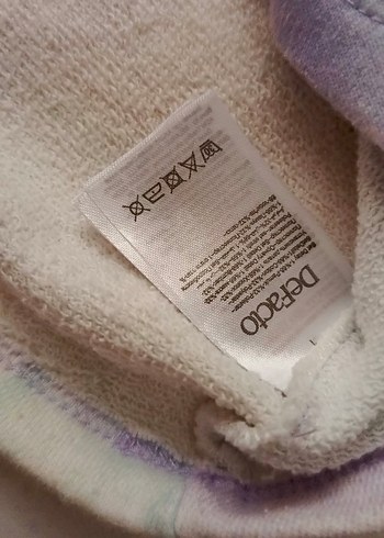 Kızlar için Pastel Batik Desenli Uzun Kollu Tişört - Görsel 3