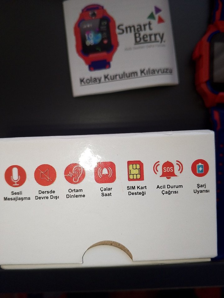 Smart Berry Akıllı Saat Bordo - Görsel 2