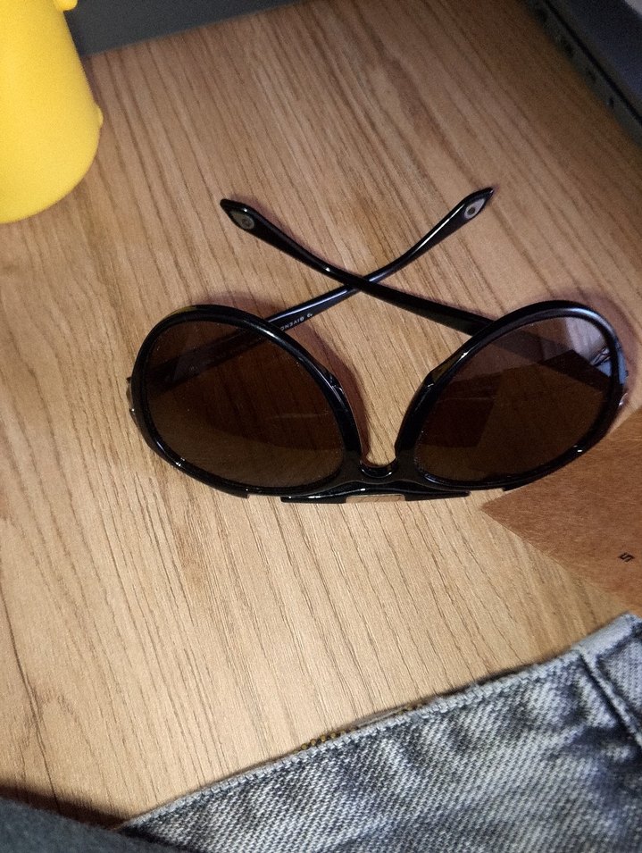 Koyu Kırmızı Vintage Kadın Gözlüğü - Görsel 2