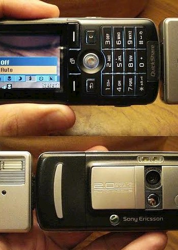 Sony ericsson k750 flash camera