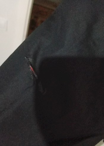 erkek Siyah Fermuarlı yağmurluk - Görsel 5