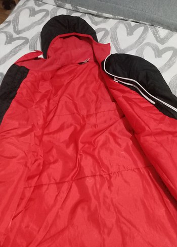 erkek Siyah Fermuarlı yağmurluk - Görsel 6