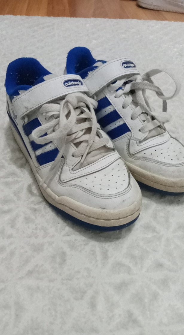 Beyaz ve Mavi  Spor Ayakkabı - Görsel 4