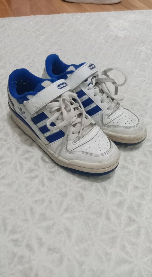 Beyaz ve Mavi  Spor Ayakkabı - Görsel 2