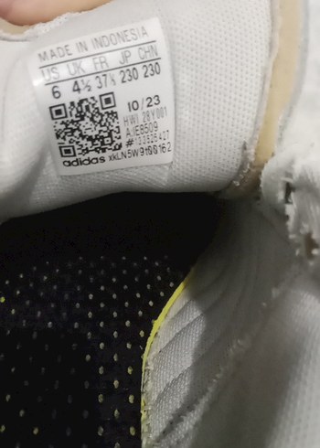 Renkli Detaylı Beyaz Kadın Spor Ayakkabı - Görsel 5