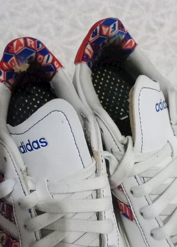 Renkli Detaylı Beyaz Kadın Spor Ayakkabı - Görsel 4