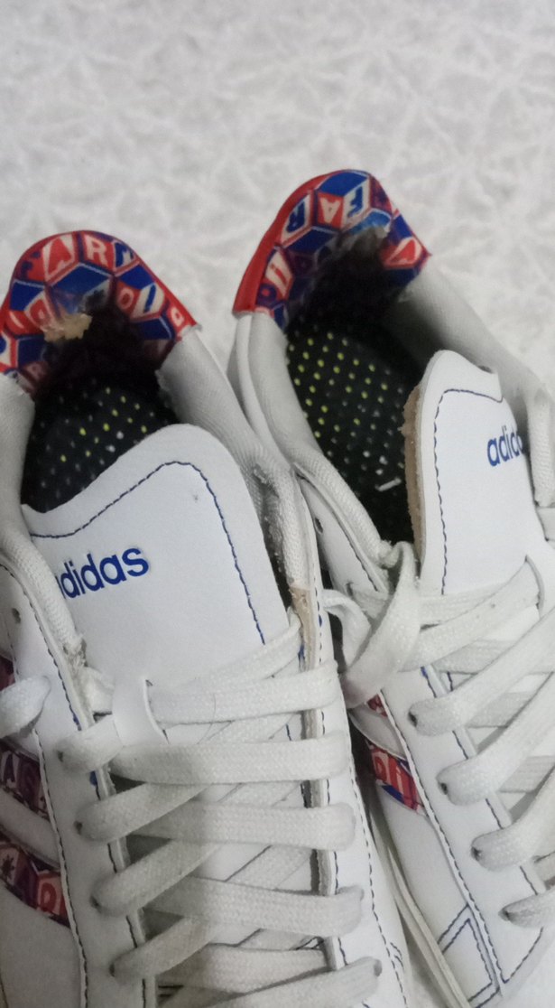 Renkli Detaylı Beyaz Kadın Spor Ayakkabı - Görsel 4