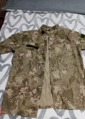 Erkek Kamuflaj Kollu Gömlek - Görsel 3