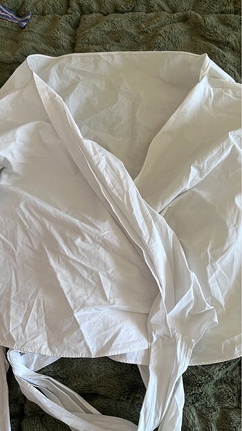 Zara balon kol gömlek - Görsel 4