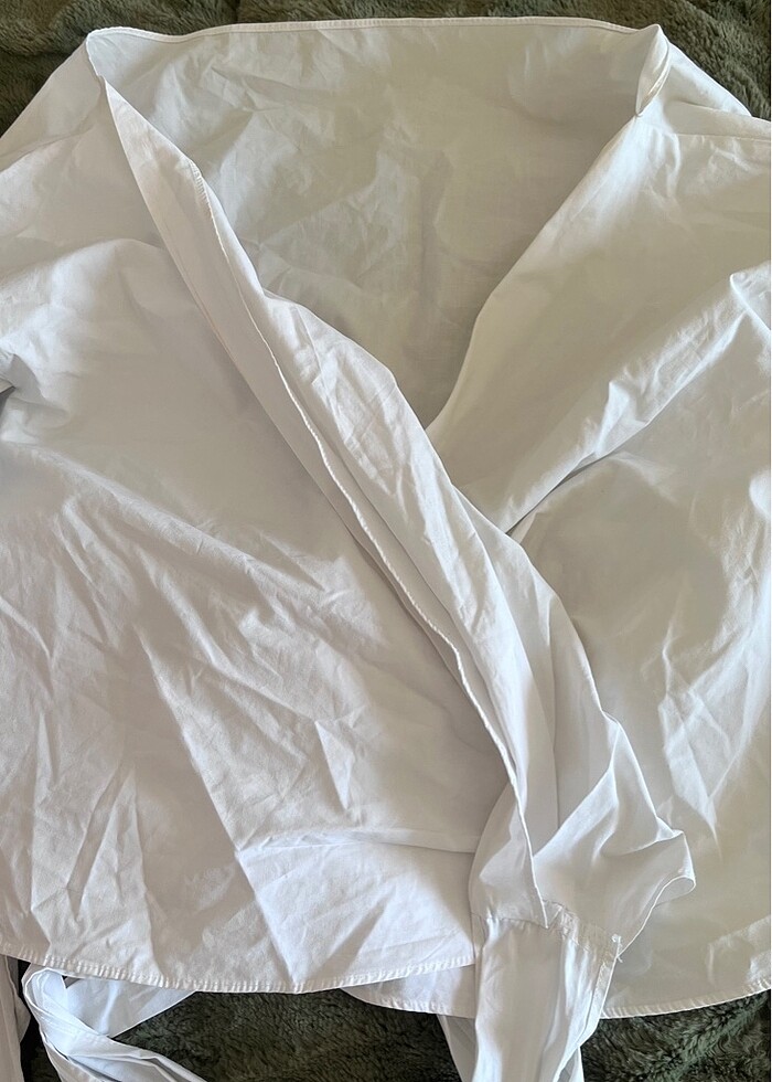 Zara balon kol gömlek - Görsel 4