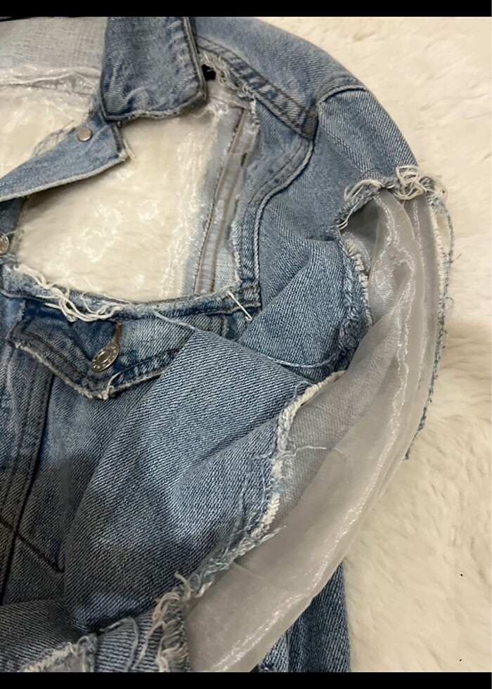 Orj tophop kot ceket - Görsel 2