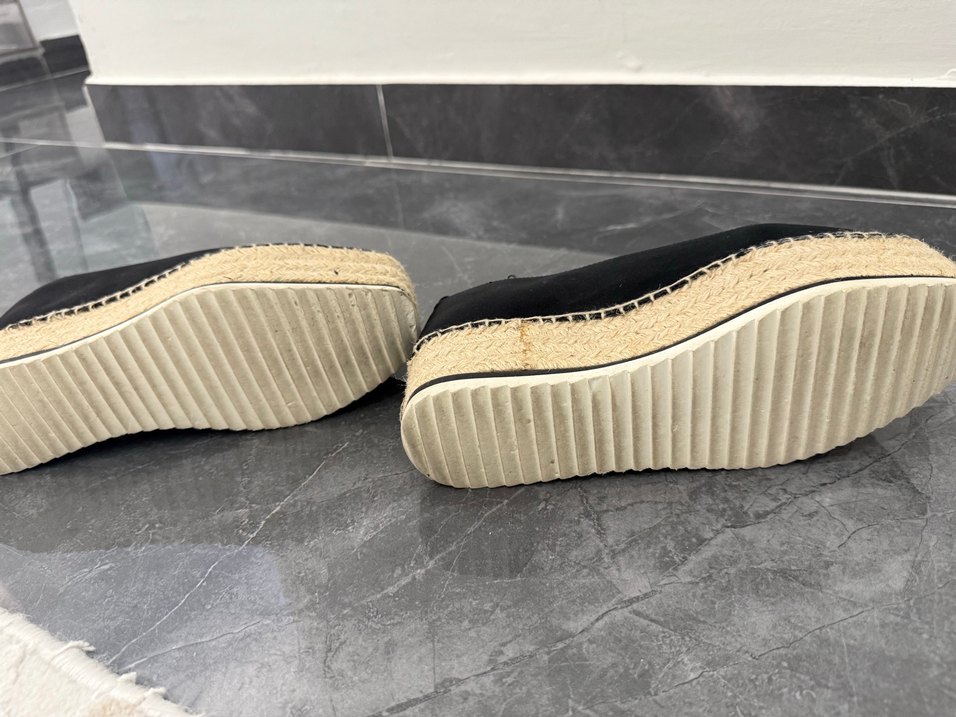 Zara Siyah Dolgu Topuklu Kadın Espadril - Görsel 4
