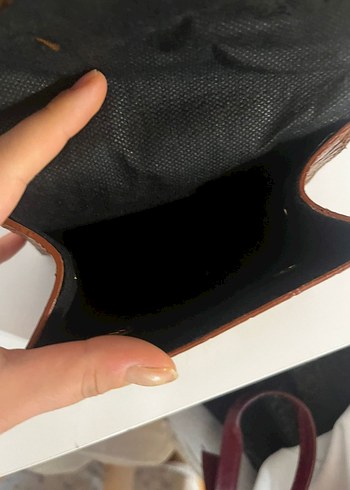 Kahverengi Deri JACQUEMUS Yılan Desenli Çanta - Görsel 2