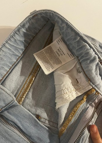 Lee buz mavisi kadin mom jean - Görsel 5