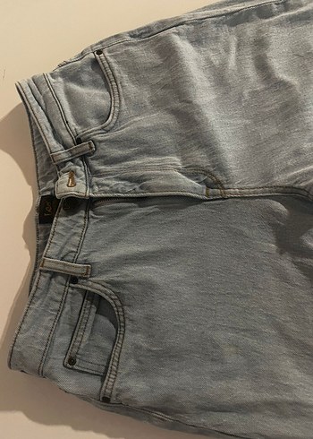 Lee buz mavisi kadin mom jean - Görsel 3