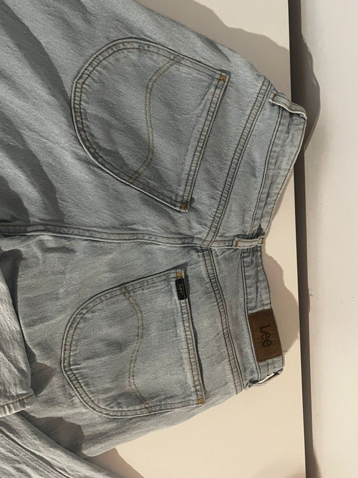 Lee buz mavisi kadin mom jean - Görsel 4