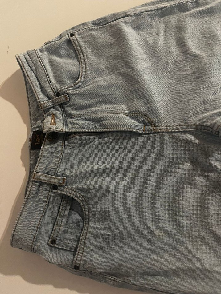 Lee buz mavisi kadin mom jean - Görsel 3