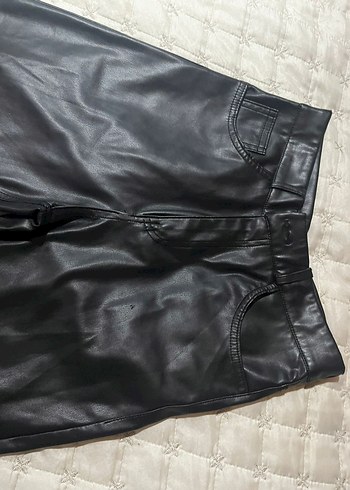 ltb kadin siyah deri pantolon - Görsel 2