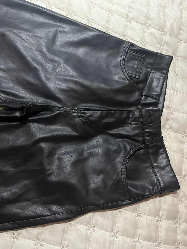 ltb kadin siyah deri pantolon - Görsel 2