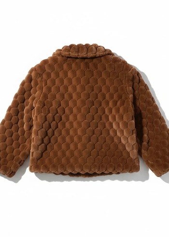 Kahverengi Kadın Peluş Kaban - Görsel 2