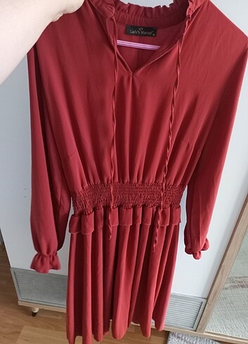 Diğer Kiremit Rengi Elbise