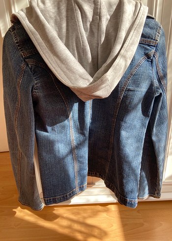 oxxo Oxxo marka Kadın Denim Ceket, Fermuarlı, İnce Kesim