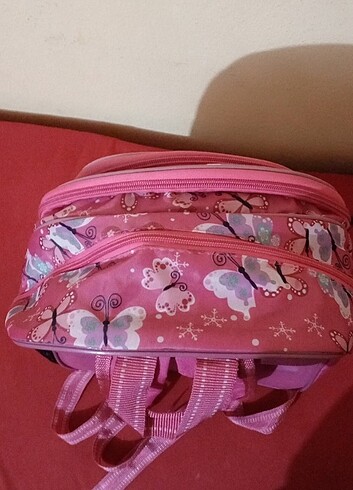 Beden Renk Barbie'li kız çocuk çantası