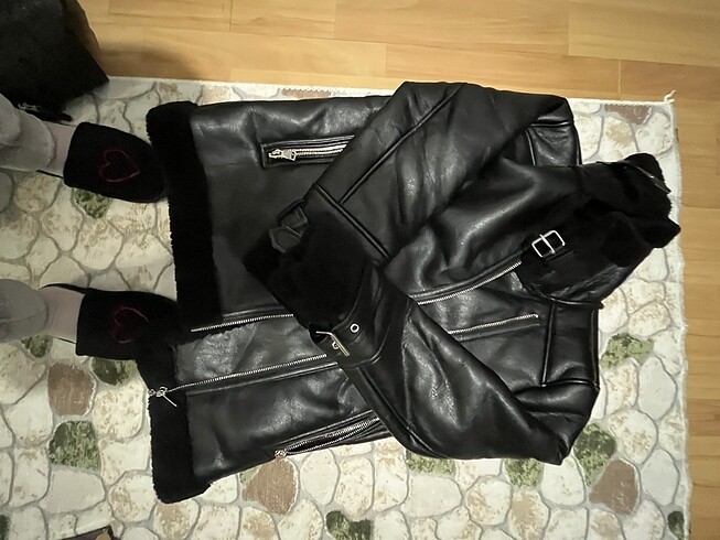 Stradivarius biker ceket s beden