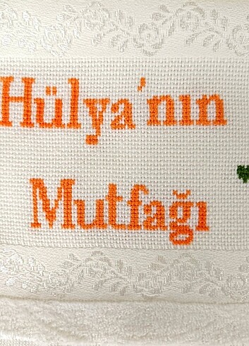 Beden beyaz Renk İsimli mutfak havlusu etamin havlu kanaviçe havlu