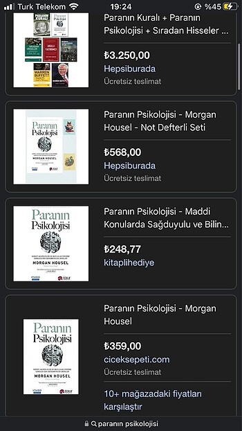  paranın psikolojisi