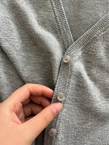 m Beden bershka clean girl gri hırka