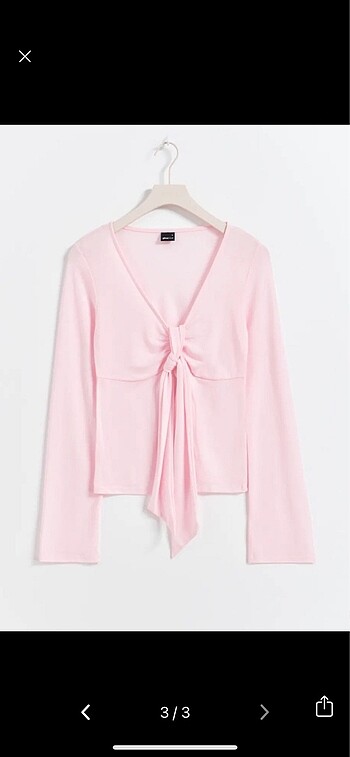 ginatricot pembe bluz bolero
