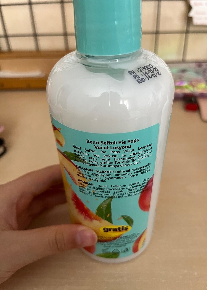 benri şeftalili vücut losyonu - Görsel 2