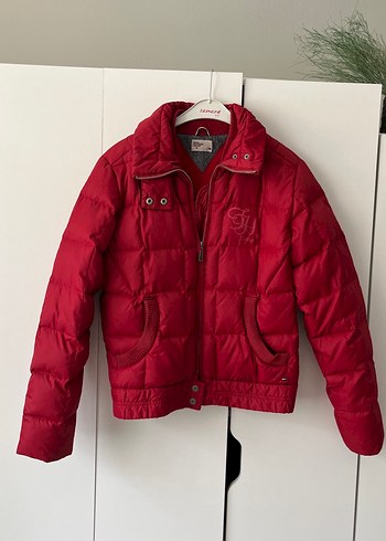 Tonmy hilfiger kırmızı şişme mont vintage