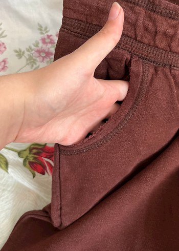 xs Beden bordo Renk kahverengi polarlı eşofman