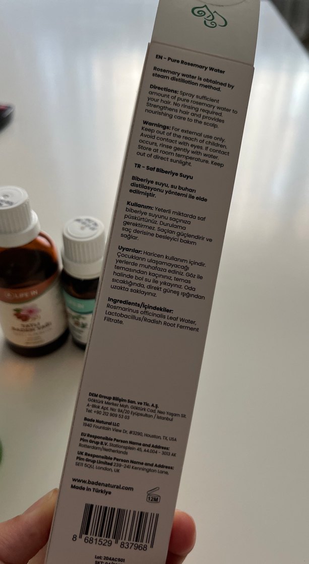 bade natural biberiye suyu - Görsel 5