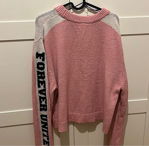 H&M Pembe Uzun Kollu Kazak