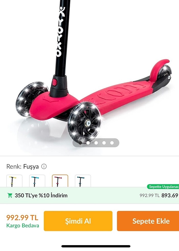 YOYKO MARKA SCOOTER - Görsel 2