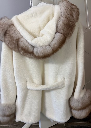 Alcantara krem beyaz kahve kürk orijinal - Görsel 7