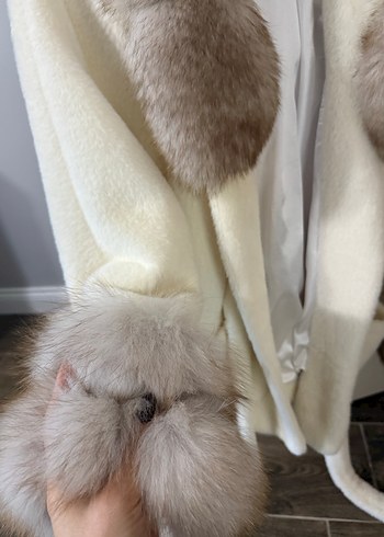 Alcantara krem beyaz kahve kürk orijinal - Görsel 6