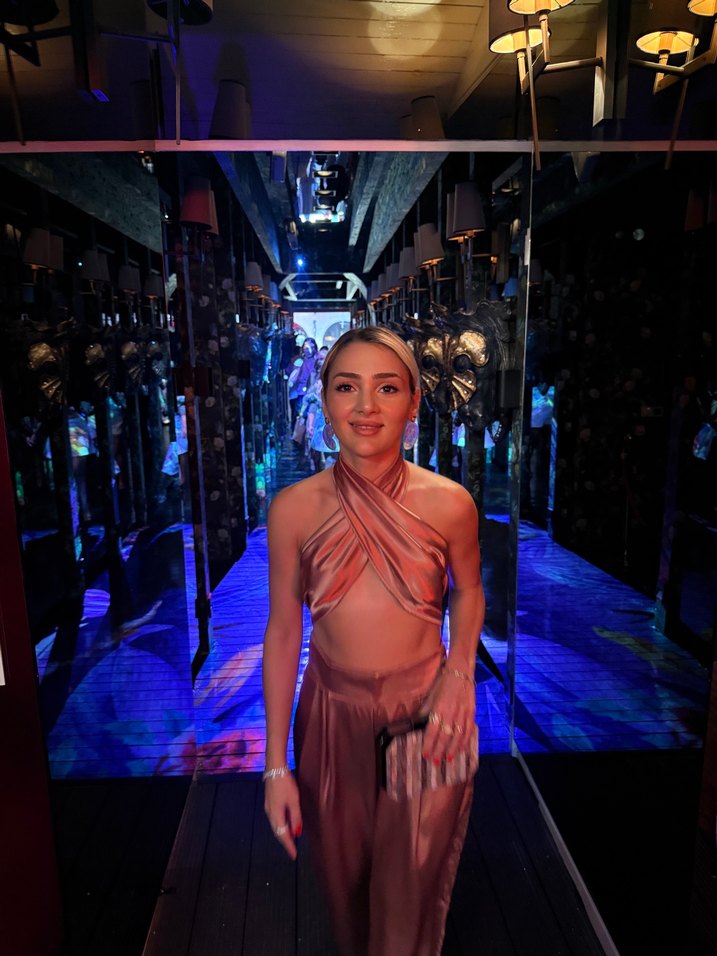 İkili takım saten boyundan bağlamalı - Görsel 2