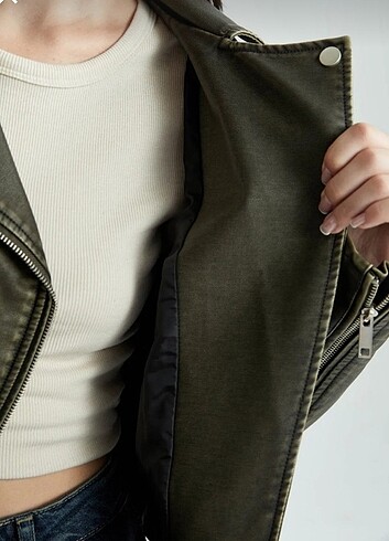 m Beden Defacto eskitme deri ceket yeni sifir M beden oversize