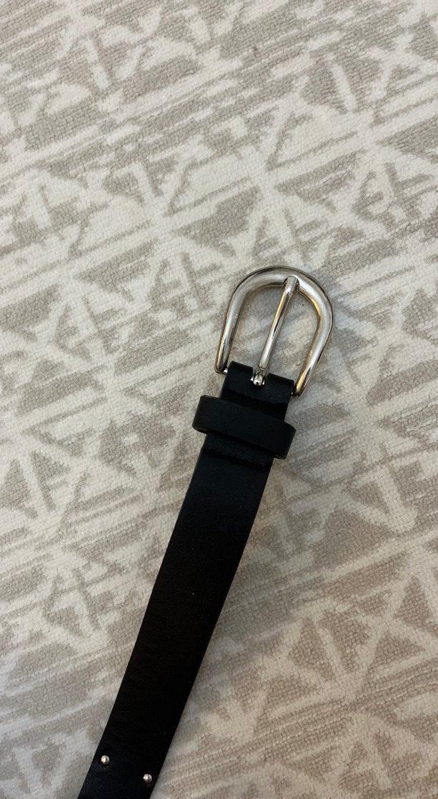 Siyah Deri Kadın Kemer - Görsel 2